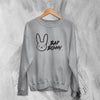 Bad Bunny Logo Sweatshirt Oasis Rapper Sweater Rap Streetwear - WorldWideShirt