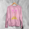 Bad Bunny Rabbit Logo Sweatshirt Bad Bunny Sweater Rapper Shirt - WorldWideShirt