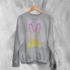 Bad Bunny Rabbit Logo Sweatshirt Bad Bunny Sweater Rapper Shirt - WorldWideShirt