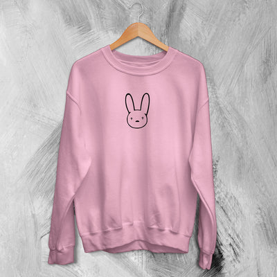 Bad Bunny Sweatshirt Bunny Oasis Sweater Logo Rapper Streetwear - WorldWideShirt