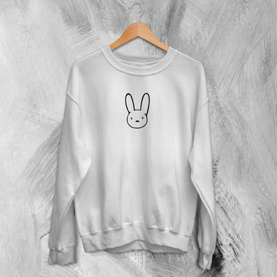 Bad Bunny Sweatshirt Bunny Oasis Sweater Logo Rapper Streetwear - WorldWideShirt