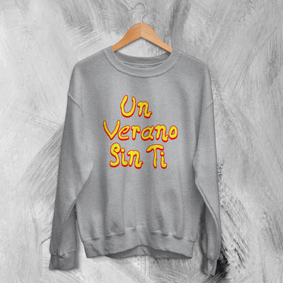 Bad Bunny Sweatshirt Un Verano Sin Ti Sweater Rapper Album Merch - WorldWideShirt