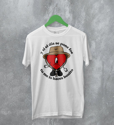 Bad Bunny T-Shirt Un Verano Sin Ti Shirt Lo Haces Bonito Rapper Merch - WorldWideShirt