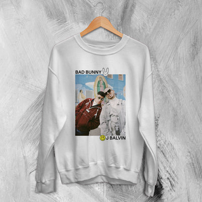 Bad Bunny X J Balvin Sweatshirt Bad Bunny Sweater J Balvin Sweater - WorldWideShirt