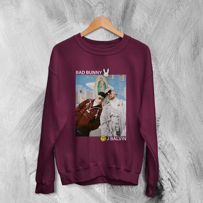 Bad Bunny X J Balvin Sweatshirt Bad Bunny Sweater J Balvin Sweater - WorldWideShirt