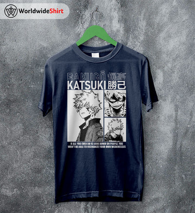 Bakugo Aesthetic T-shirt Boku No Hero Academia Shirt BNHA Merch - WorldWideShirt