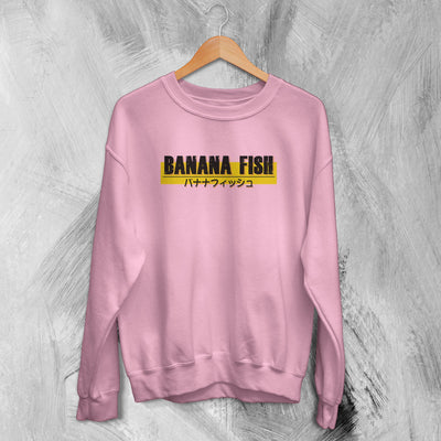 Banana Fish Sweatshirt Ash Lynx Sweater バナナフィッシュ Anime Manga Merch - WorldWideShirt