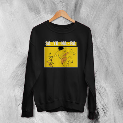 Banana Fish Sweatshirt Sayonara Sweater SA - YO - NA - RA Manga Anime Merch - WorldWideShirt