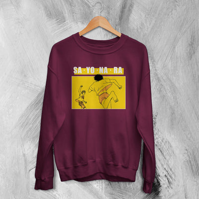 Banana Fish Sweatshirt Sayonara Sweater SA - YO - NA - RA Manga Anime Merch - WorldWideShirt