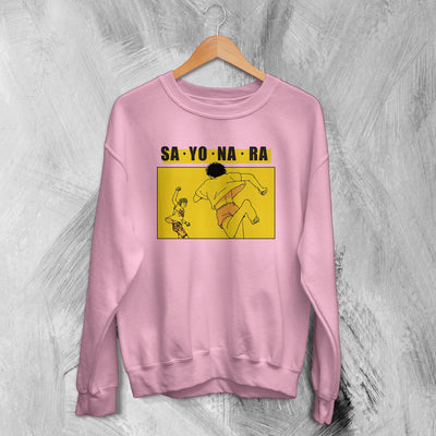 Banana Fish Sweatshirt Sayonara Sweater SA - YO - NA - RA Manga Anime Merch - WorldWideShirt