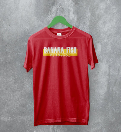 Banana Fish T-Shirt Ash Lynx Shirt バナナフィッシュ Anime Manga Merch - WorldWideShirt