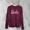 Barbie Sweatshirt From Pink Girly Sweater Barbie The Movie Merch - WorldWideShirt