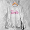 Barbie Sweatshirt From Pink Girly Sweater Barbie The Movie Merch - WorldWideShirt