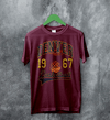 Basketball Since Forever T-shirt 1967 Denver Shirt University Merch - Red Maroon - WorldWideShirt