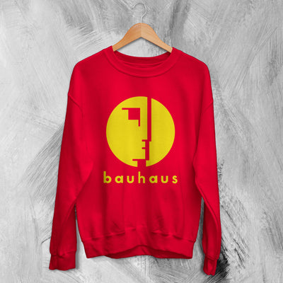 Bauhaus Logo Sweatshirt Album Art Rock Sweater Bauhaus Band Merch - WorldWideShirt