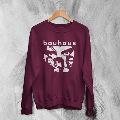 Bauhaus Sweatshirt Album Art Band Sweater Bauhaus Rock Merch - WorldWideShirt