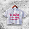 Be A Lover Give Love Crop Top Be A Lover Give Love Shirt Aesthetic Y2K Shirt - WorldWideShirt