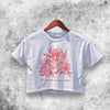 Be Kind or Go Away Crop Top Be Kind Shirt Aesthetic Y2K Shirt - WorldWideShirt