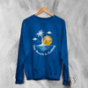 Beach Sweatshirt The Beach Is Calling Sweater Y2K Vacation Merch - WorldWideShirt