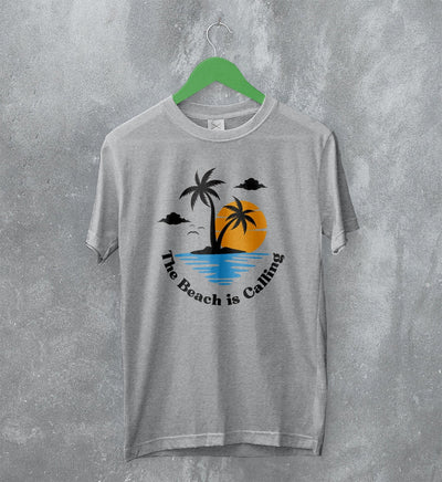 Beach T-Shirt The Beach Is Calling Shirt Y2K Vacation Merch - WorldWideShirt