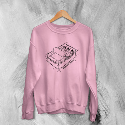 Beastie Boys Logo Sweatshirt Hello Nasty Sweater Sardine Can Merch - WorldWideShirt