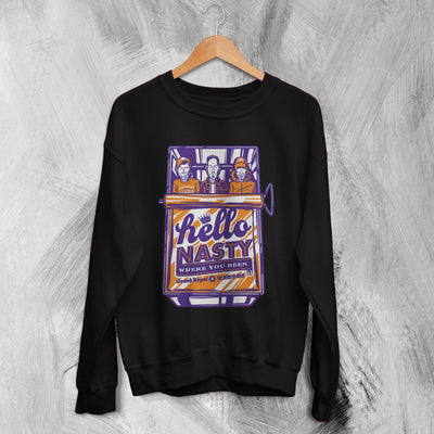 Beastie Boys Sweatshirt Hello Nasty Sweater Where You Been Merch - WorldWideShirt