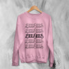 Bee Gees Logo Sweatshirt 70s Gibb Sweater 1970s Disco Bee Gees Merch - WorldWideShirt