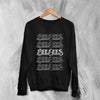 Bee Gees Logo Sweatshirt 70s Gibb Sweater 1970s Disco Bee Gees Merch - WorldWideShirt