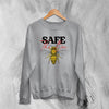 Bee Sweatshirt Safe The Bee Sweater Wildlife Animal Illustration Gift - WorldWideShirt