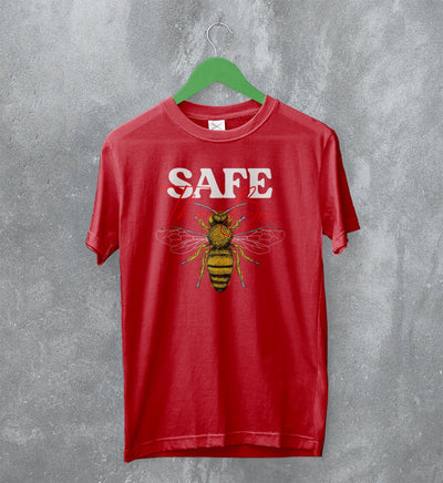 Bee T-Shirt Safe The Bee Shirt Wildlife Animal Illustration Gift - WorldWideShirt