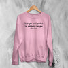 Bella Poarch Sweatshirt Not Build For You Sweater Bella Poarch Quotes - WorldWideShirt