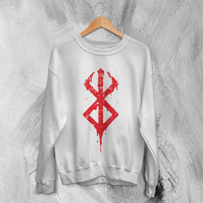 Berserk Logo Sweatshirt Berserk Sweater Manga Berserk Anime Merch - WorldWideShirt