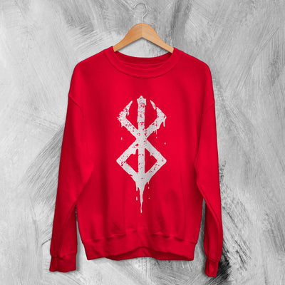 Berserk Logo Sweatshirt Berserk Sweater Manga Berserk Anime Merch - WorldWideShirt