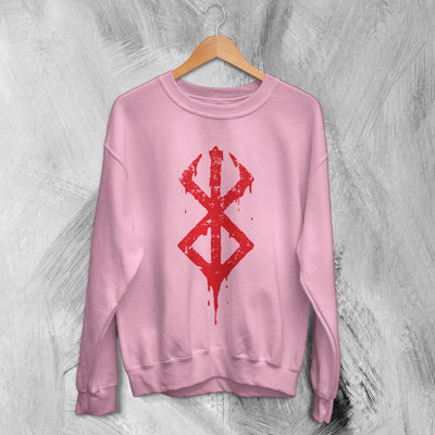 Berserk Logo Sweatshirt Berserk Sweater Manga Berserk Anime Merch - WorldWideShirt