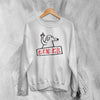 Bikini Kill Sweatshirt Middle Finger Shirt Vintage Punk Rock Dog Sweater - WorldWideShirt