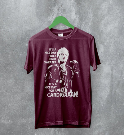 Billy Idol T-Shirt It's A Nice Day For A Cardigan Shirt Vintage Concert - WorldWideShirt