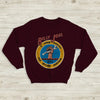 Billy Joel Tour Sweatshirt The Nylon Curtain Billy Joel Shirt 80s Concert Merch - Red Maroon - WorldWideShirt
