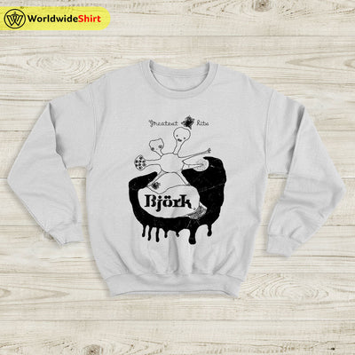 Bjork Sweatshirt Greatest Hits Graphic Sweater Bjork Shirt - WorldWideShirt