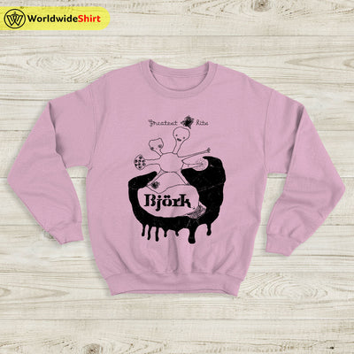 Bjork Sweatshirt Greatest Hits Graphic Sweater Bjork Shirt - WorldWideShirt