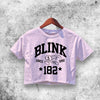 Blink 182 Band 1992 Crop Top Blink 182 Shirt Aesthetic Y2K Shirt - WorldWideShirt
