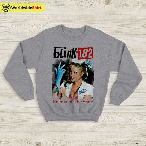 Blink-182 Enema of the State Sweatshirt Blink-182 Shirt Music Shirt - WorldWideShirt