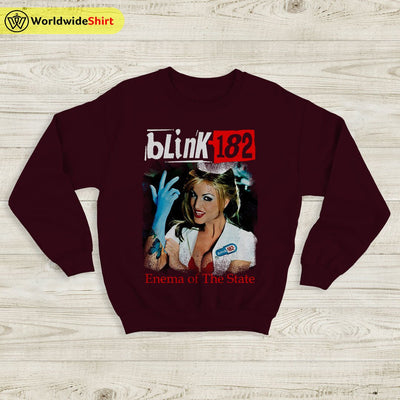 Blink-182 Enema of the State Sweatshirt Blink-182 Shirt Music Shirt - WorldWideShirt