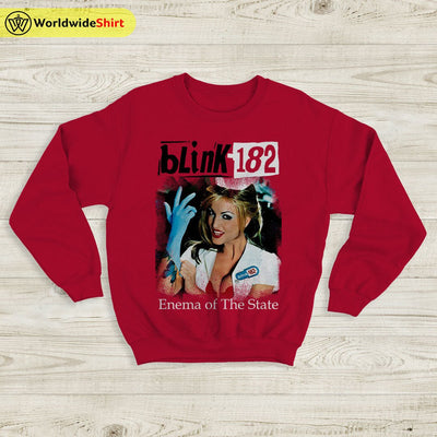 Blink-182 Enema of the State Sweatshirt Blink-182 Shirt Music Shirt - WorldWideShirt