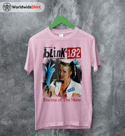 Blink-182 Enema of the State T Shirt Blink-182 Shirt Music Shirt - WorldWideShirt