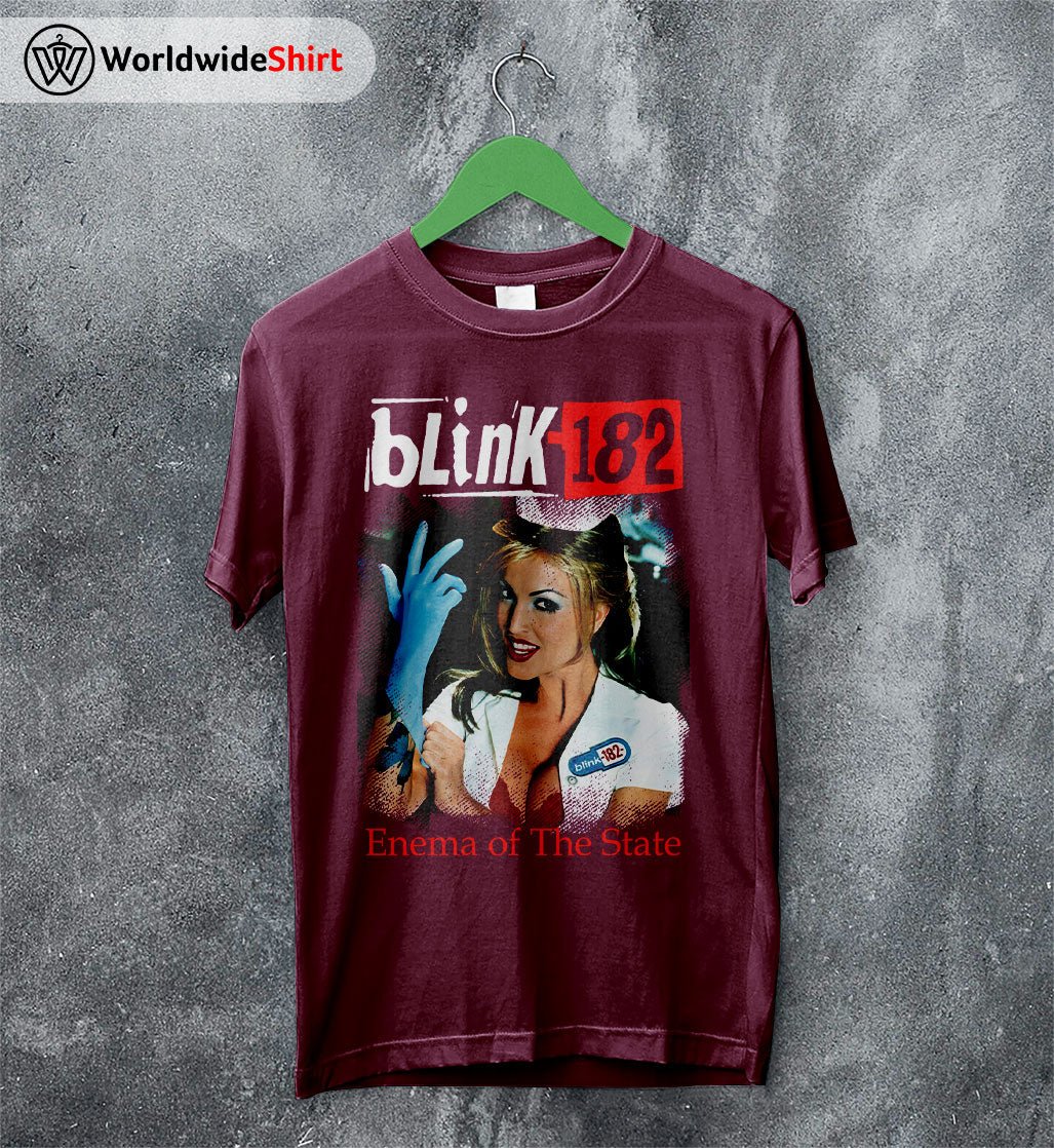 Amplified - Blink 182 Enema of The State Men's T-Shirt Amplified - Blink 182 Enema of The State Men's T-Shirt