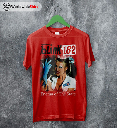 Blink-182 Enema of the State T Shirt Blink-182 Shirt Music Shirt - WorldWideShirt