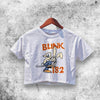 Blink 182 Rabbit Logo Crop Top Blink 182 Shirt Aesthetic Y2K Shirt - WorldWideShirt