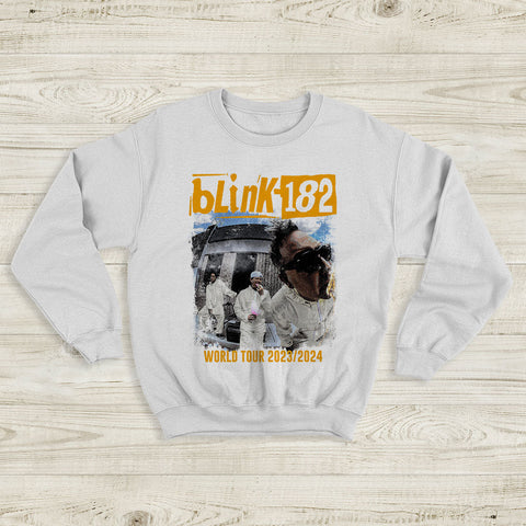 Blink-182 World Tour 2023-2024 Sweatshirt Blink-182 Shirt Music Shirt - WorldWideShirt