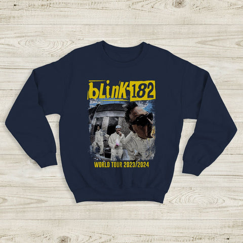 Blink-182 World Tour 2023-2024 Sweatshirt Blink-182 Shirt Music Shirt - WorldWideShirt