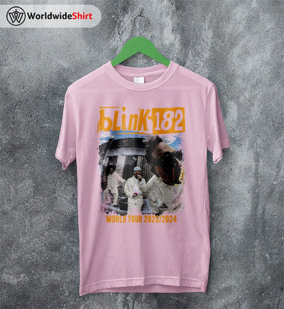 Blink-182 World Tour 2023-2024 T Shirt Blink-182 Shirt Music Shirt - WorldWideShirt